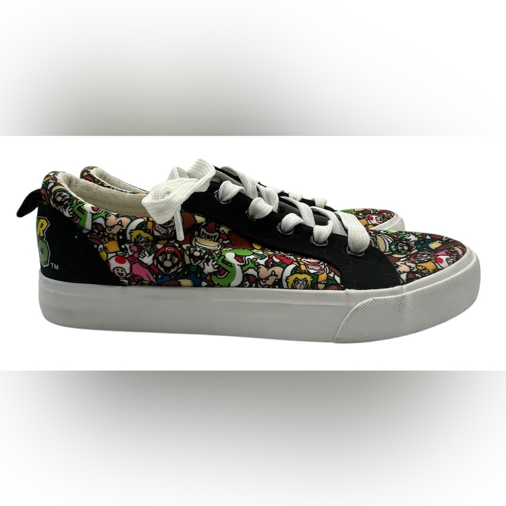 Super Mario Bros shoes sneakers youth size 4. Ground up sneakers